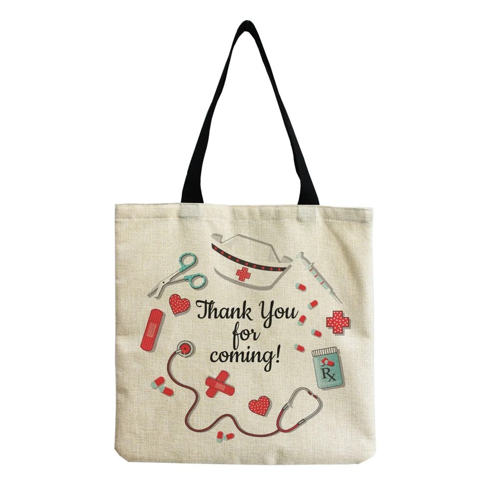 Nurse Nursing Pride Linen Tote Bag